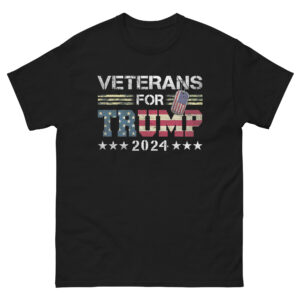 Trump 2024 Veterans for Trump unisex t-shirt