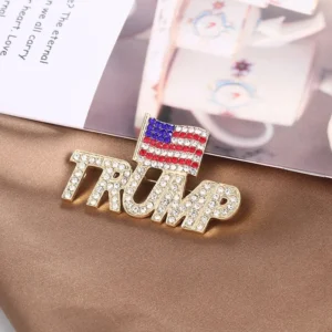 Trump flag pin